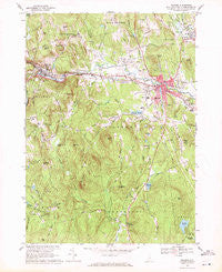 Milford New Hampshire Historical topographic map, 1:24000 scale, 7.5 X 7.5 Minute, Year 1968