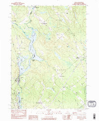 Milton New Hampshire Historical topographic map, 1:24000 scale, 7.5 X 7.5 Minute, Year 1983