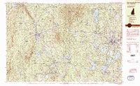Monadnock Mountain New Hampshire Historical topographic map, 1:25000 scale, 7.5 X 15 Minute, Year 1984