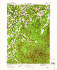 Moosilauke New Hampshire Historical topographic map, 1:62500 scale, 15 X 15 Minute, Year 1929