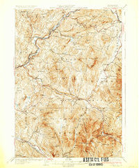 Moosilauke New Hampshire Historical topographic map, 1:62500 scale, 15 X 15 Minute, Year 1932