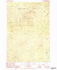 Mount Carrigain New Hampshire Historical topographic map, 1:24000 scale, 7.5 X 7.5 Minute, Year 1987