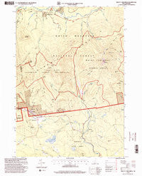 Mount Chocorua New Hampshire Historical topographic map, 1:24000 scale, 7.5 X 7.5 Minute, Year 1995