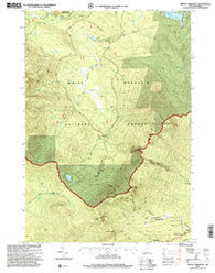 Mount Crescent New Hampshire Historical topographic map, 1:24000 scale, 7.5 X 7.5 Minute, Year 1995