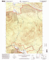 Mount Dartmouth New Hampshire Historical topographic map, 1:24000 scale, 7.5 X 7.5 Minute, Year 1995