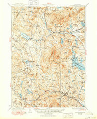Mount Kearsarge New Hampshire Historical topographic map, 1:62500 scale, 15 X 15 Minute, Year 1928