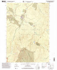 Mount Moosilauke New Hampshire Historical topographic map, 1:24000 scale, 7.5 X 7.5 Minute, Year 1995