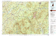 Mount Washington New Hampshire Historical topographic map, 1:100000 scale, 30 X 60 Minute, Year 1988