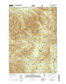 Mount Carrigain New Hampshire Current topographic map, 1:24000 scale, 7.5 X 7.5 Minute, Year 2015
