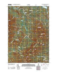 Mount Crescent New Hampshire Historical topographic map, 1:24000 scale, 7.5 X 7.5 Minute, Year 2012