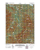 Mount Crescent New Hampshire Historical topographic map, 1:24000 scale, 7.5 X 7.5 Minute, Year 2012