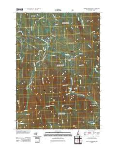 Mount Moosilauke New Hampshire Historical topographic map, 1:24000 scale, 7.5 X 7.5 Minute, Year 2012