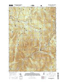 Mount Moosilauke New Hampshire Current topographic map, 1:24000 scale, 7.5 X 7.5 Minute, Year 2015