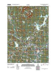 Mount Pawtuckaway New Hampshire Historical topographic map, 1:24000 scale, 7.5 X 7.5 Minute, Year 2012