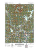 Mount Pawtuckaway New Hampshire Historical topographic map, 1:24000 scale, 7.5 X 7.5 Minute, Year 2012