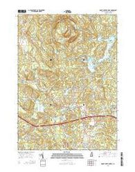 Mount Pawtuckaway New Hampshire Current topographic map, 1:24000 scale, 7.5 X 7.5 Minute, Year 2015