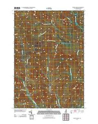 Mount Pisgah New Hampshire Historical topographic map, 1:24000 scale, 7.5 X 7.5 Minute, Year 2012