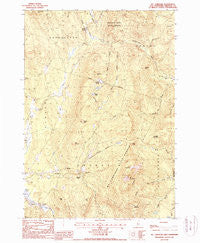 Mt. Cardigan New Hampshire Historical topographic map, 1:24000 scale, 7.5 X 7.5 Minute, Year 1987