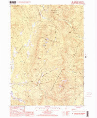 Mt. Cardigan New Hampshire Historical topographic map, 1:24000 scale, 7.5 X 7.5 Minute, Year 1998