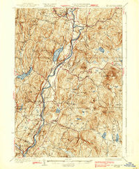 Mt. Cube New Hampshire Historical topographic map, 1:62500 scale, 15 X 15 Minute, Year 1933