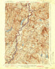 Mt. Cube New Hampshire Historical topographic map, 1:62500 scale, 15 X 15 Minute, Year 1933