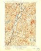 Mt. Cube New Hampshire Historical topographic map, 1:62500 scale, 15 X 15 Minute, Year 1933