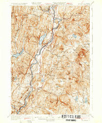 Mt. Cube New Hampshire Historical topographic map, 1:62500 scale, 15 X 15 Minute, Year 1933