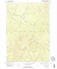 Mt. Moosilauke New Hampshire Historical topographic map, 1:24000 scale, 7.5 X 7.5 Minute, Year 1967