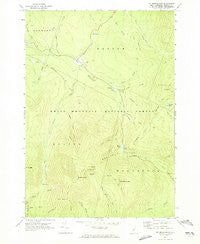 Mt Moosilauke New Hampshire Historical topographic map, 1:24000 scale, 7.5 X 7.5 Minute, Year 1967