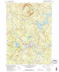 Mt. Pawtuckaway New Hampshire Historical topographic map, 1:24000 scale, 7.5 X 7.5 Minute, Year 1981