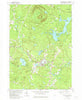 Mt. Pawtuckaway New Hampshire Historical topographic map, 1:24000 scale, 7.5 X 7.5 Minute, Year 1981