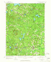 Mt. Pawtuckaway New Hampshire Historical topographic map, 1:62500 scale, 15 X 15 Minute, Year 1957