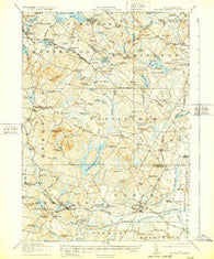 Mt. Pawtuckaway New Hampshire Historical topographic map, 1:62500 scale, 15 X 15 Minute, Year 1919
