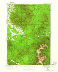 Mt. Washington New Hampshire Historical topographic map, 1:62500 scale, 15 X 15 Minute, Year 1935