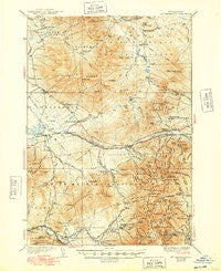 Mt. Washington New Hampshire Historical topographic map, 1:62500 scale, 15 X 15 Minute, Year 1938