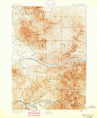Mt. Washington New Hampshire Historical topographic map, 1:62500 scale, 15 X 15 Minute, Year 1893