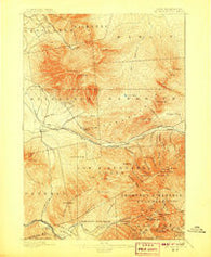Mt. Washington New Hampshire Historical topographic map, 1:62500 scale, 15 X 15 Minute, Year 1896