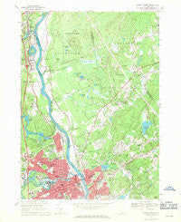 Nashua North New Hampshire Historical topographic map, 1:24000 scale, 7.5 X 7.5 Minute, Year 1968