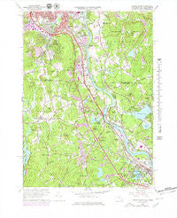Nashua South New Hampshire Historical topographic map, 1:24000 scale, 7.5 X 7.5 Minute, Year 1965