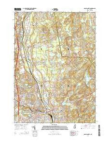 Nashua North New Hampshire Current topographic map, 1:24000 scale, 7.5 X 7.5 Minute, Year 2015