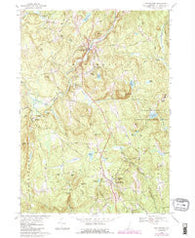 New Boston New Hampshire Historical topographic map, 1:24000 scale, 7.5 X 7.5 Minute, Year 1968