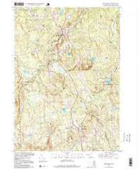 New Boston New Hampshire Historical topographic map, 1:24000 scale, 7.5 X 7.5 Minute, Year 1995