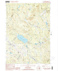 New London New Hampshire Historical topographic map, 1:24000 scale, 7.5 X 7.5 Minute, Year 1998