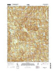 New Boston New Hampshire Current topographic map, 1:24000 scale, 7.5 X 7.5 Minute, Year 2015