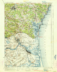 Newburyport New Hampshire Historical topographic map, 1:62500 scale, 15 X 15 Minute, Year 1934