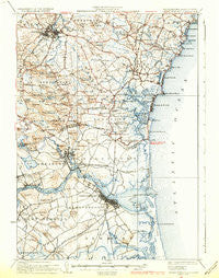Newburyport New Hampshire Historical topographic map, 1:62500 scale, 15 X 15 Minute, Year 1934