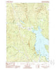 Newfound Lake New Hampshire Historical topographic map, 1:24000 scale, 7.5 X 7.5 Minute, Year 1987