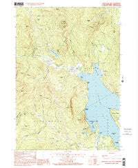 Newfound Lake New Hampshire Historical topographic map, 1:24000 scale, 7.5 X 7.5 Minute, Year 1998