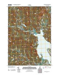 Newfound Lake New Hampshire Historical topographic map, 1:24000 scale, 7.5 X 7.5 Minute, Year 2012