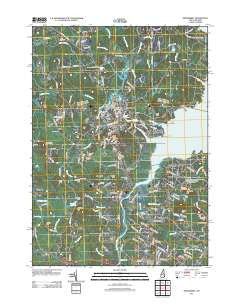 Newmarket New Hampshire Historical topographic map, 1:24000 scale, 7.5 X 7.5 Minute, Year 2012